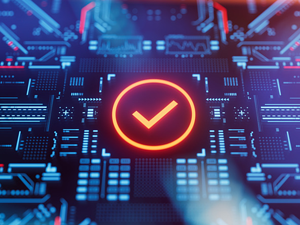 Data quality abstract image